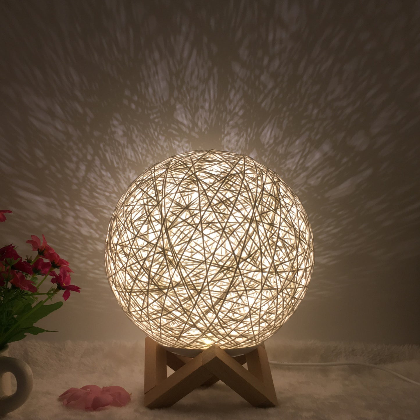 Amazon Hot Selling Creative Linen Table Lamp