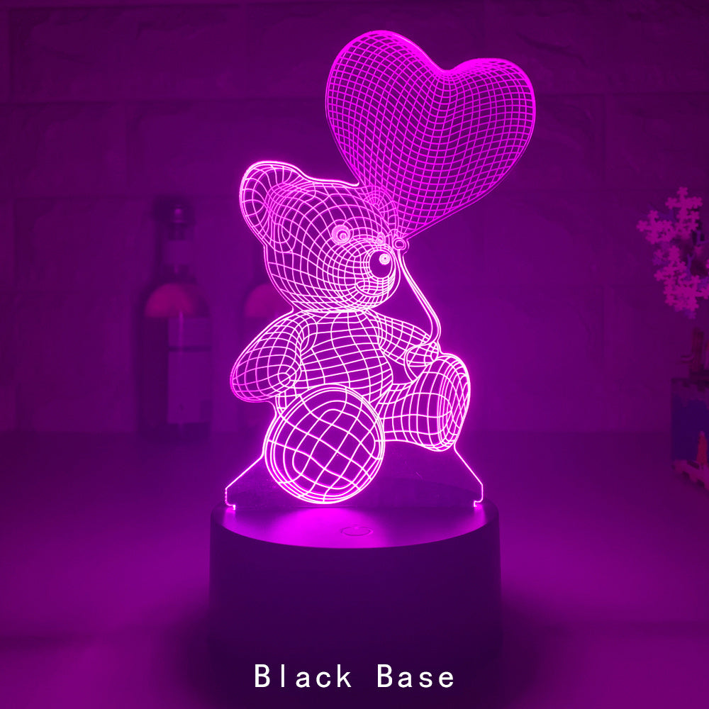 3D Lamp Acrylic USB Neon Sign