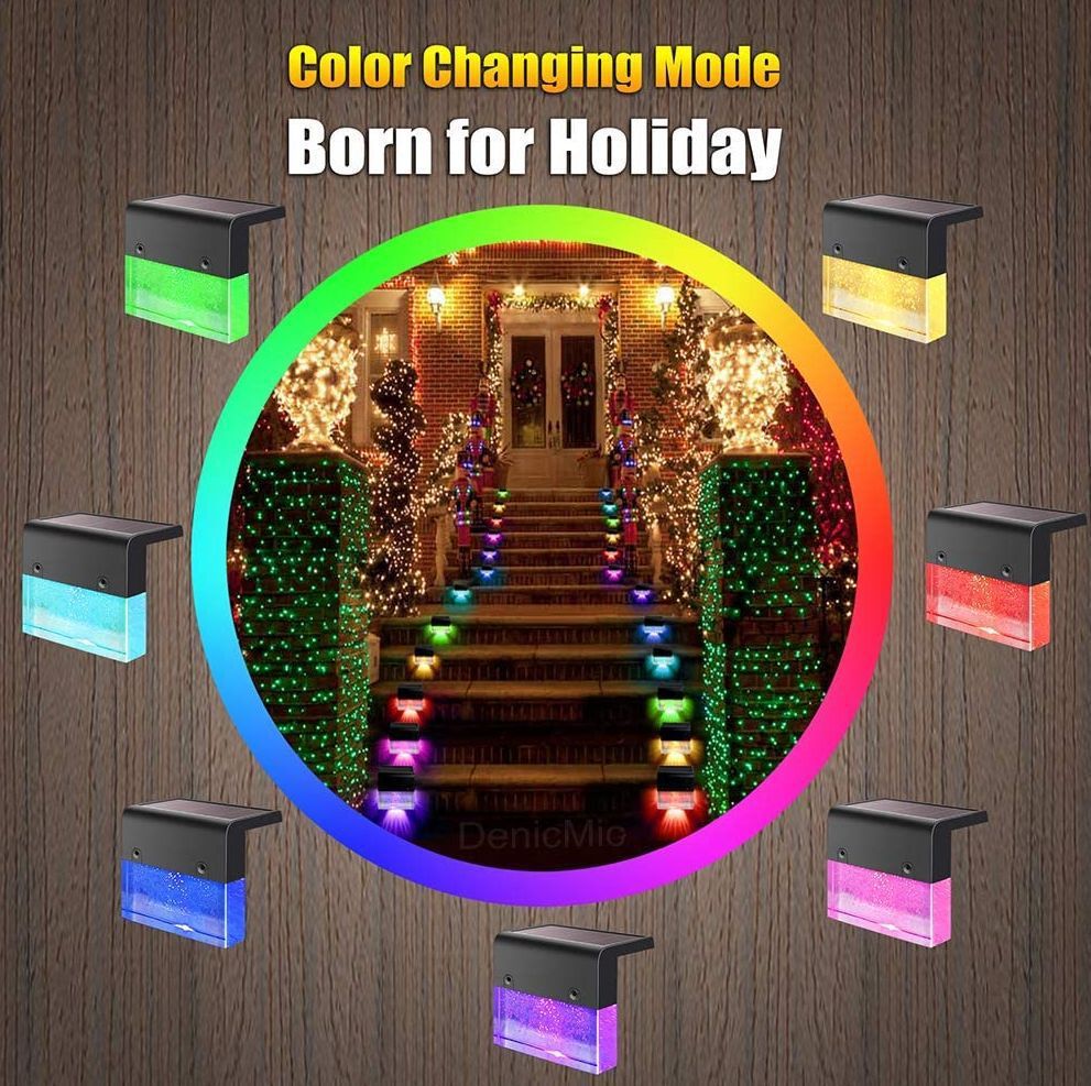 Waterproof RGB LED Solar Light