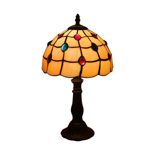 Retro Bar Yellow Glass Lamp