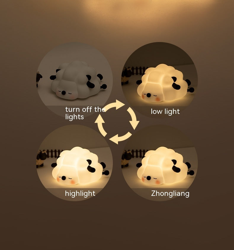 Silicone Night Lights Sheep Cartoon