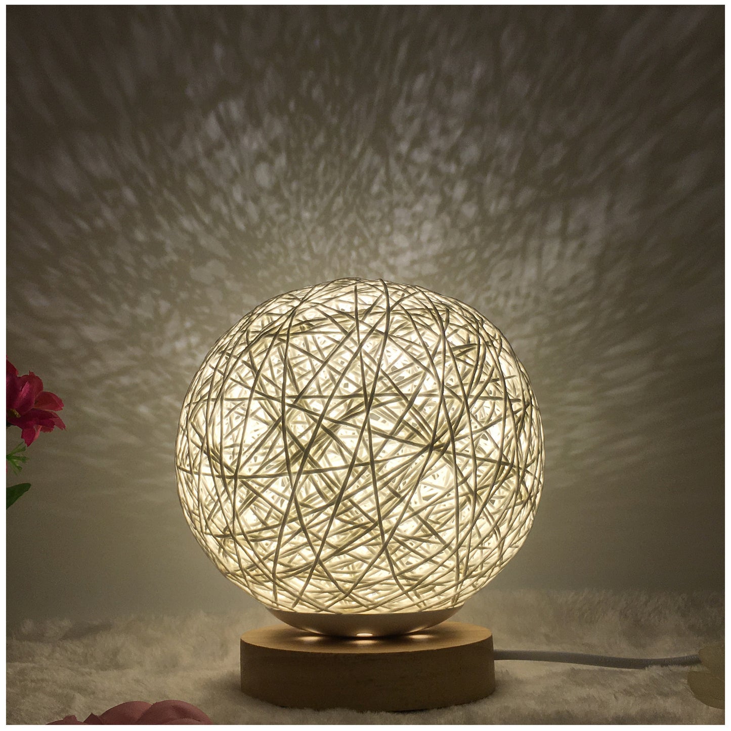 Amazon Hot Selling Creative Linen Table Lamp
