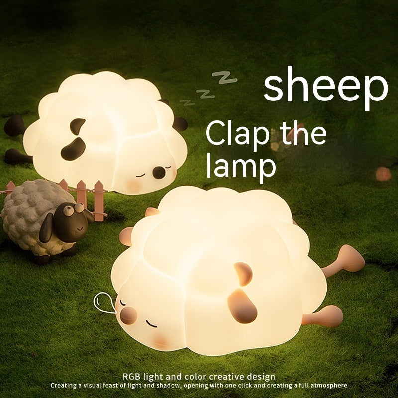 Silicone Night Lights Sheep Cartoon