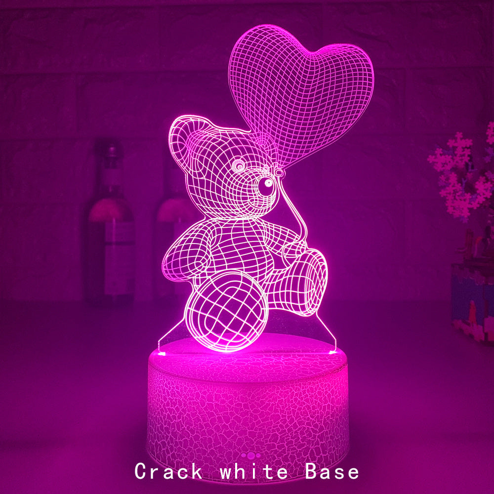 3D Lamp Acrylic USB Neon Sign