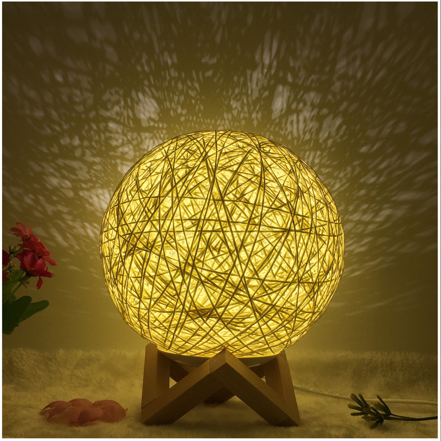 Amazon Hot Selling Creative Linen Table Lamp