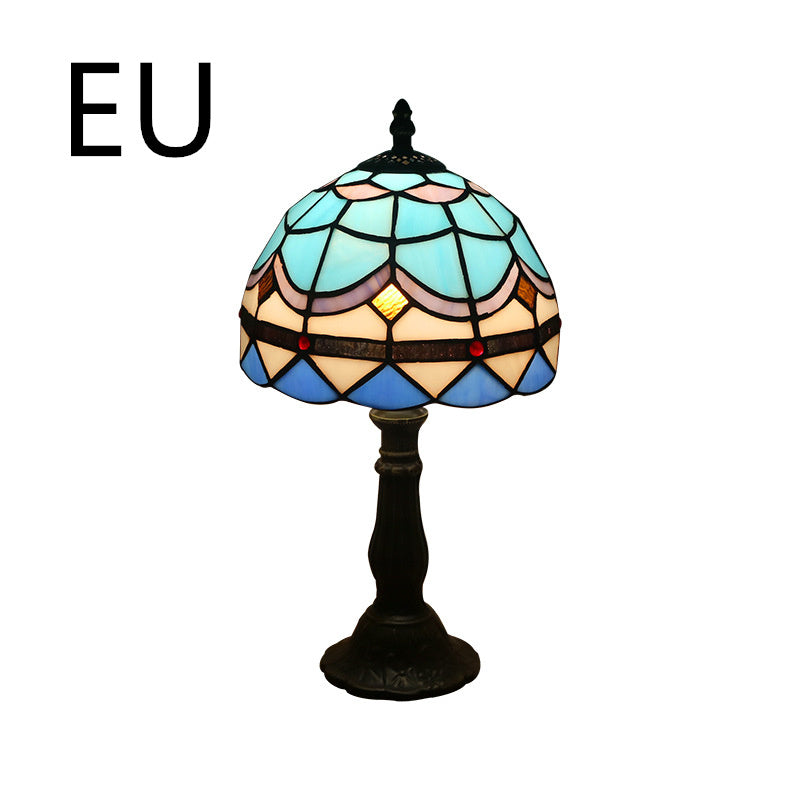 Retro Bar Yellow Glass Lamp