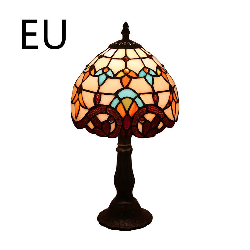 Retro Bar Yellow Glass Lamp