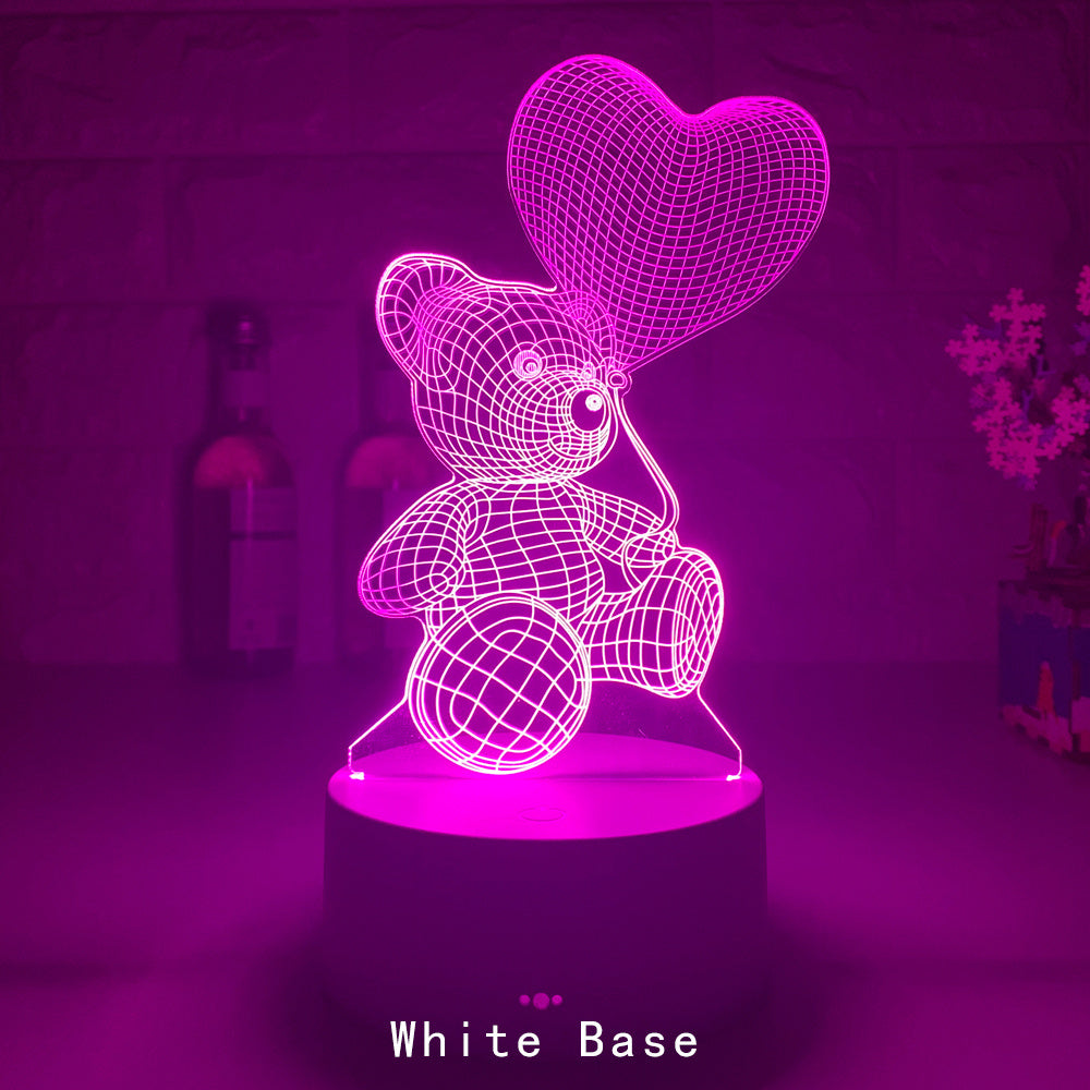 3D Lamp Acrylic USB Neon Sign