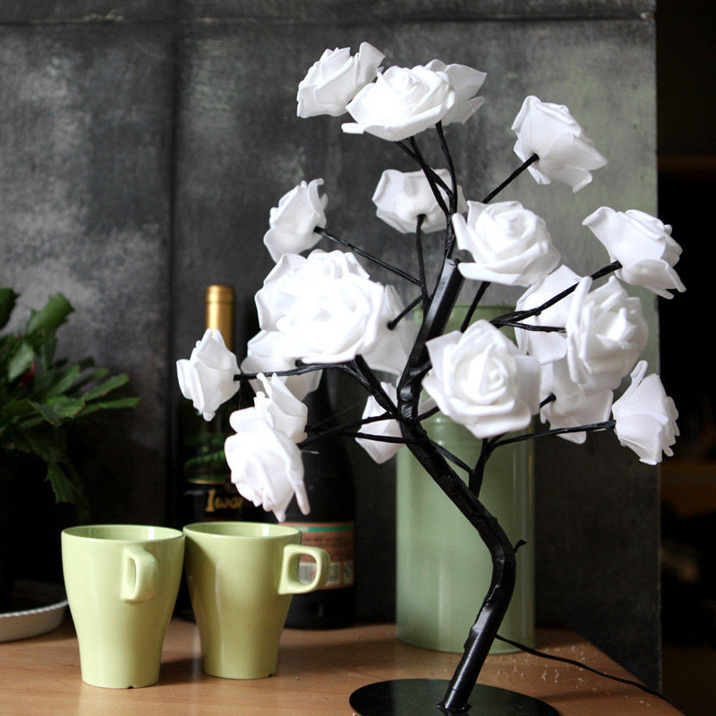 Rose Flower Lamp USB Battery