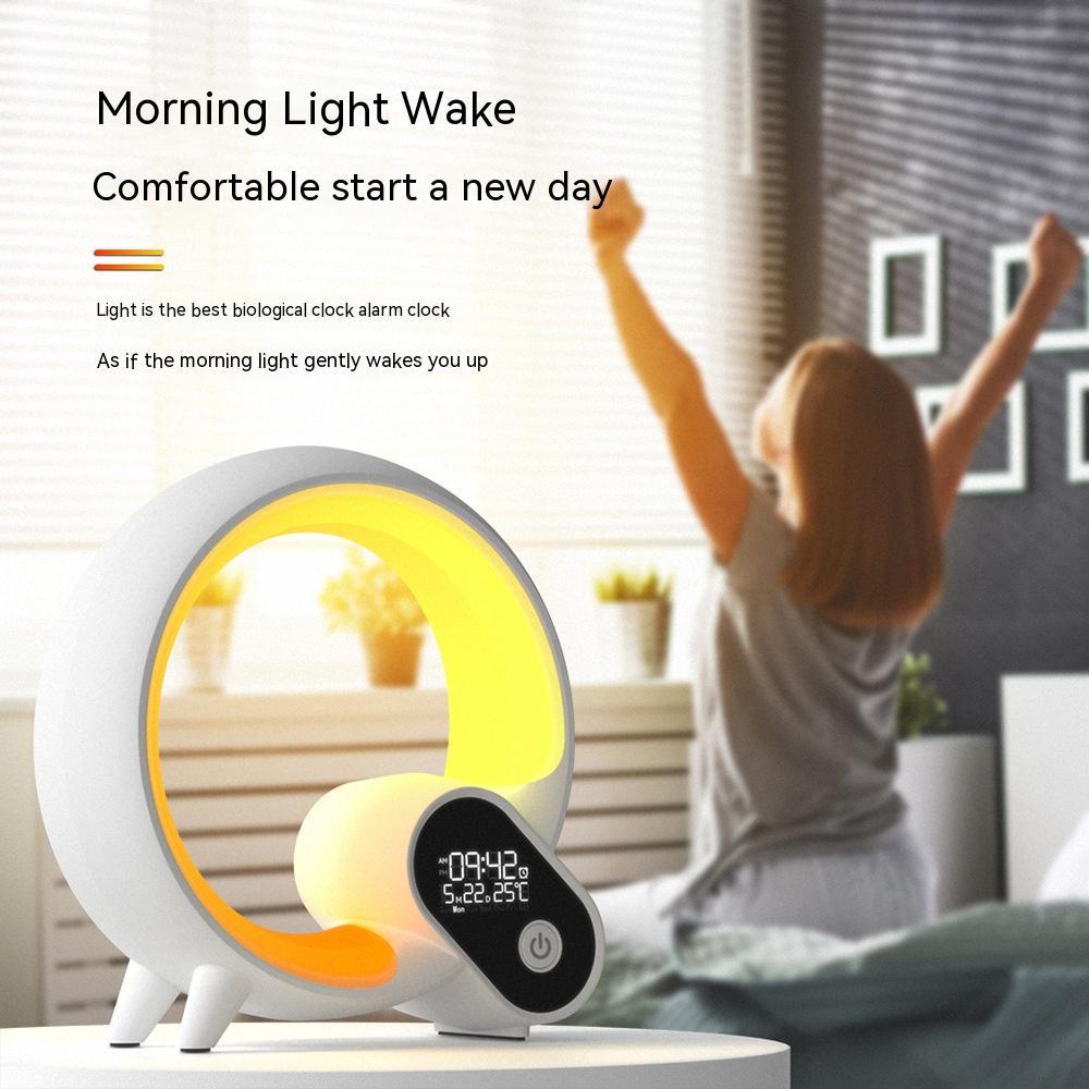 Analog Sunrise Digital Display Alarm Clock