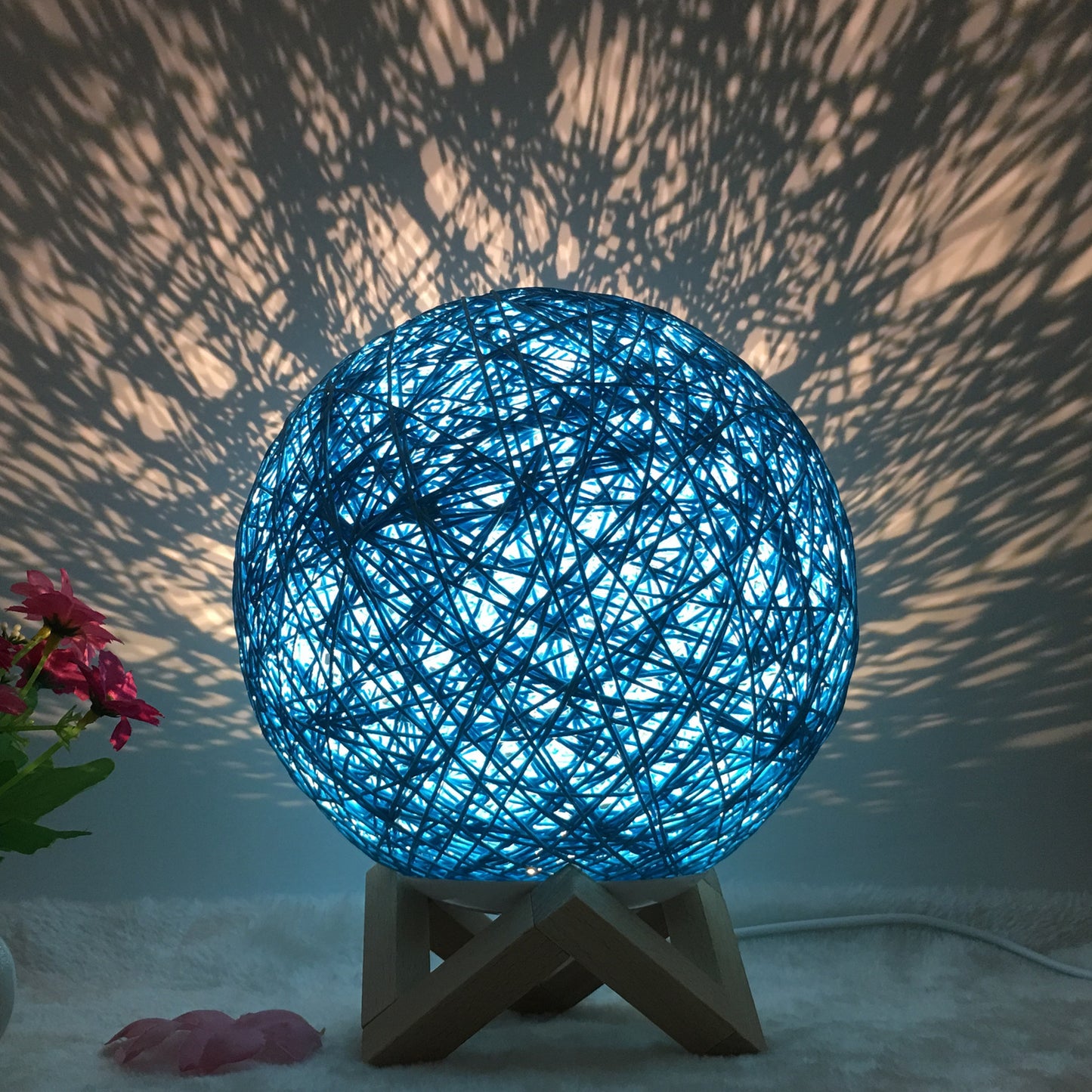 Amazon Hot Selling Creative Linen Table Lamp