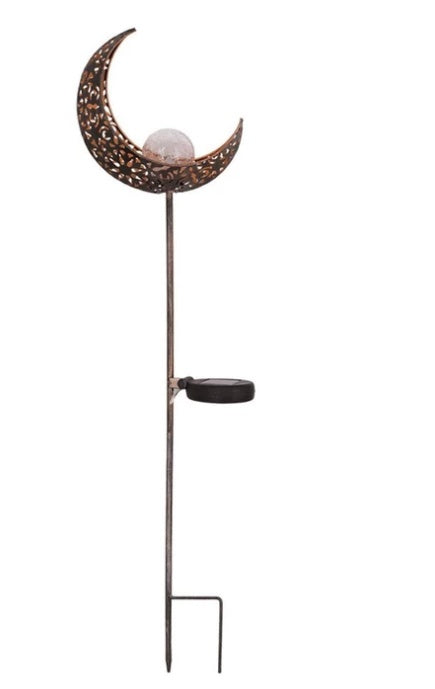LED Solar Flame Light Metal