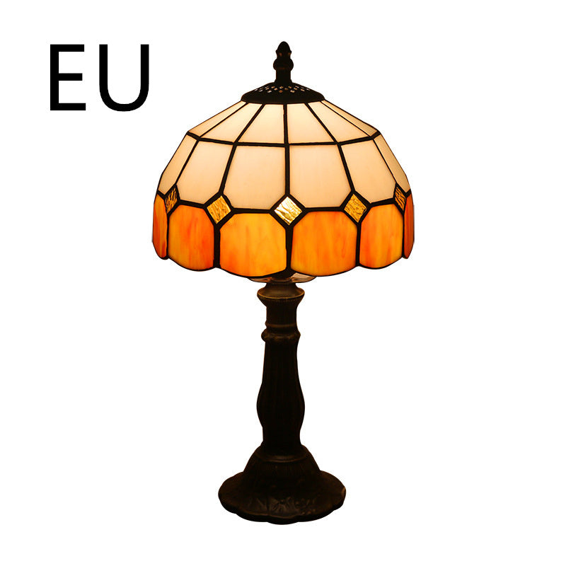 Retro Bar Yellow Glass Lamp