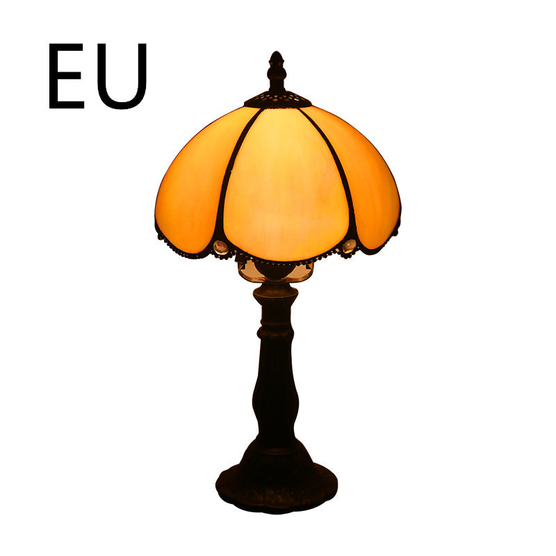 Retro Bar Yellow Glass Lamp