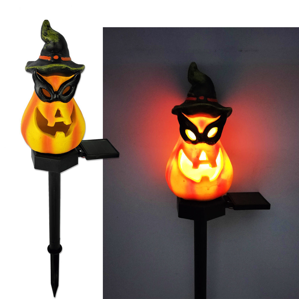 Solar Garden Halloween Pumpkin Lantern
