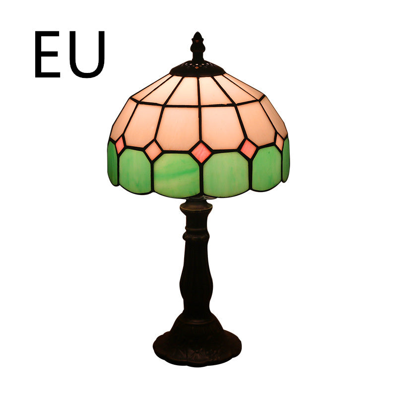 Retro Bar Yellow Glass Lamp
