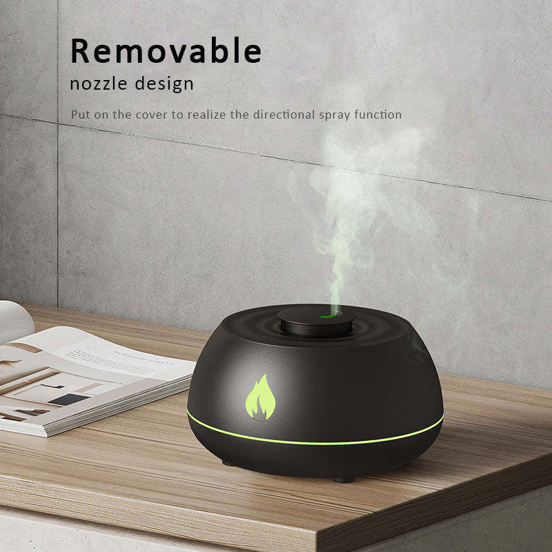Flame Aromatherapy Diffuser 7 Colors Light