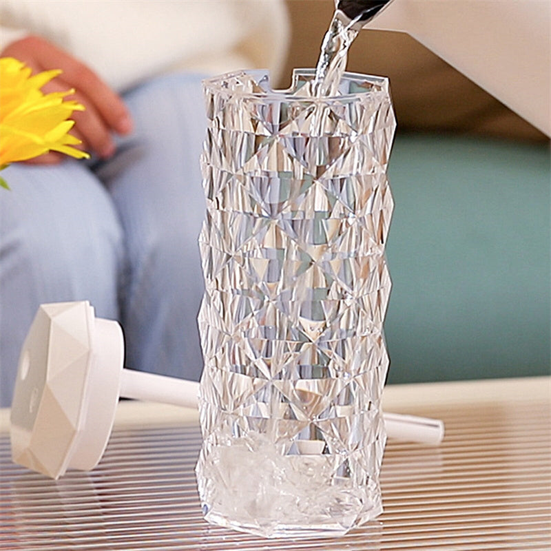 Crystal Lamp Air Humidifier Color Night Light