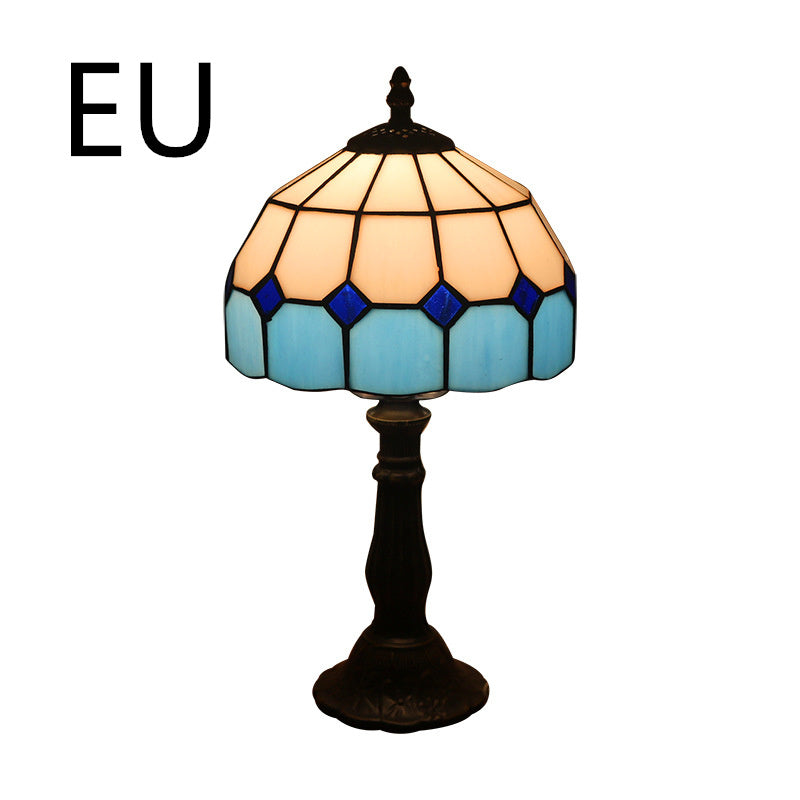 Retro Bar Yellow Glass Lamp
