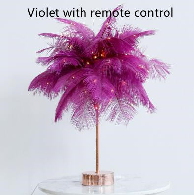 Feather Lamp Nordic Desk Lamp