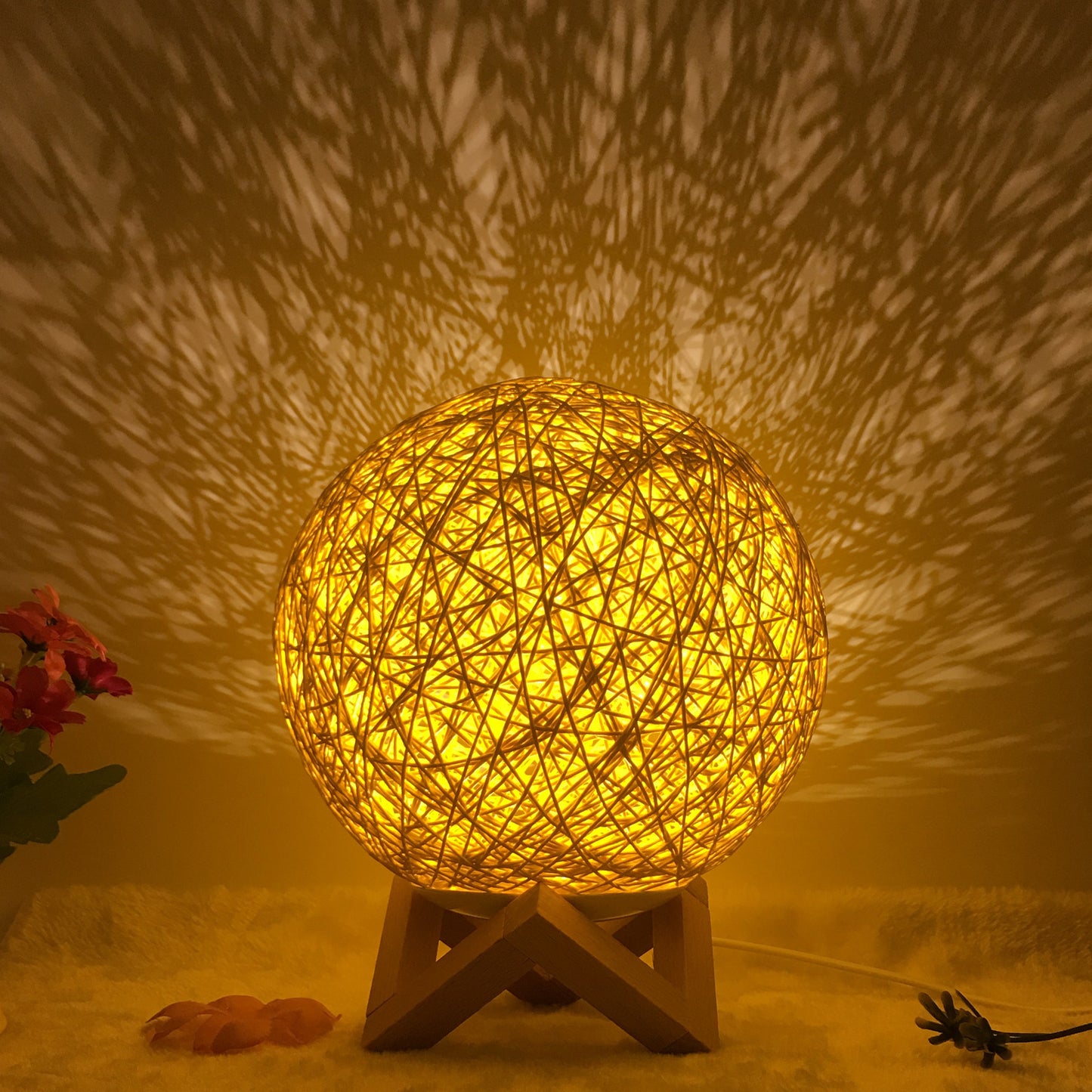Amazon Hot Selling Creative Linen Table Lamp