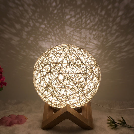 Amazon Hot Selling Creative Linen Table Lamp