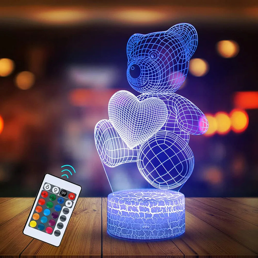 3D Lamp Acrylic USB Neon Sign