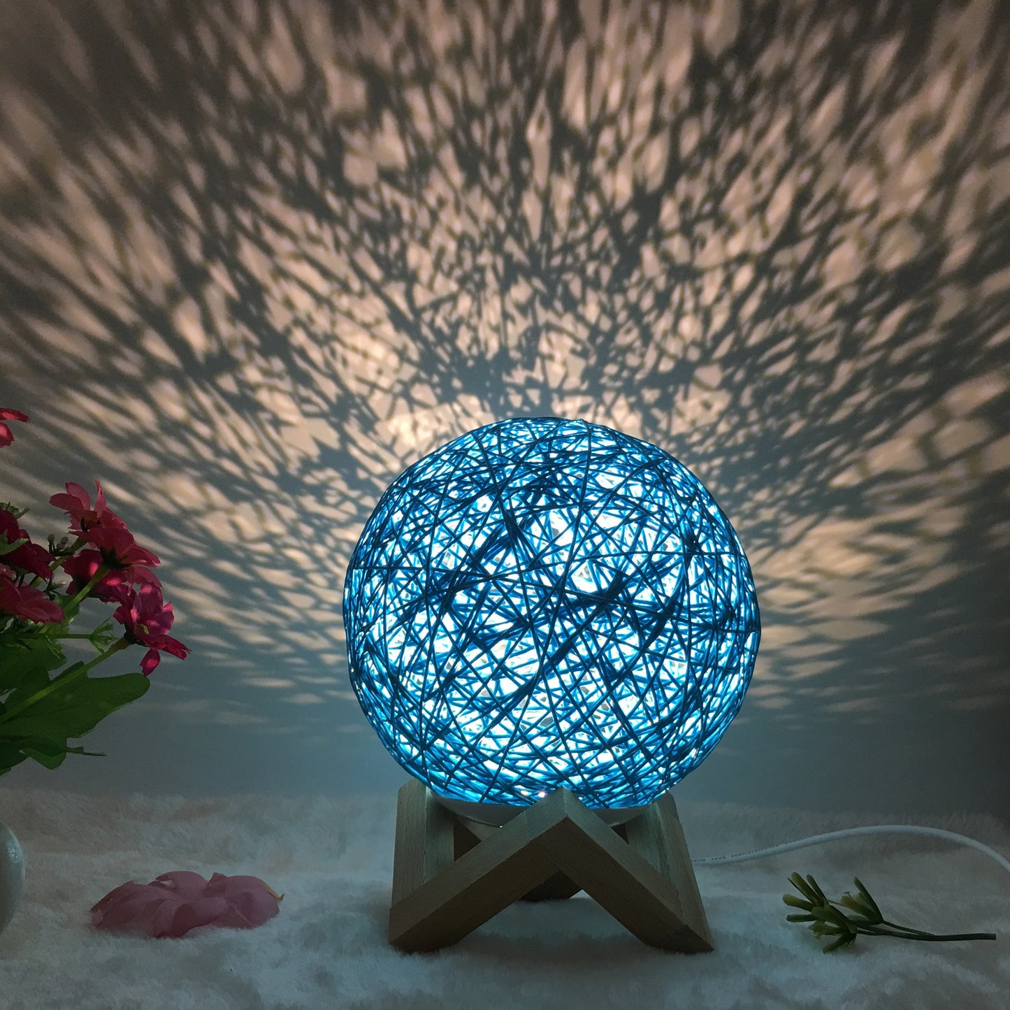 Amazon Hot Selling Creative Linen Table Lamp