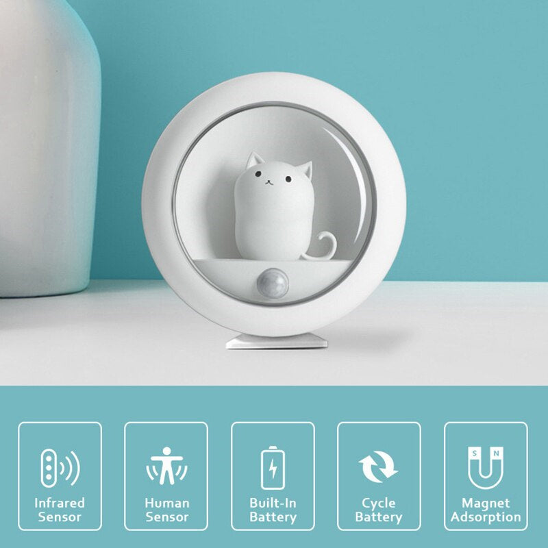 Body Induction Cat Night Light