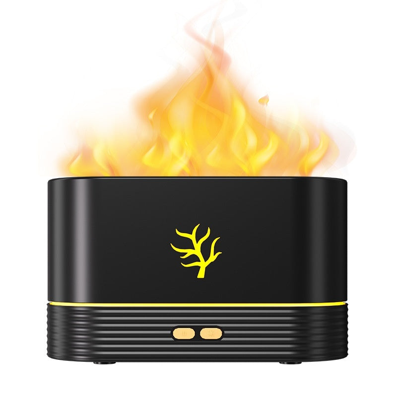 Flame Humidifier USB Smart Timing LED