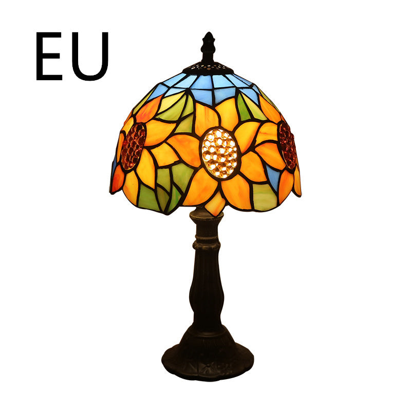 Retro Bar Yellow Glass Lamp
