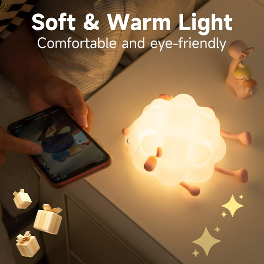 Silicone Night Lights Sheep Cartoon