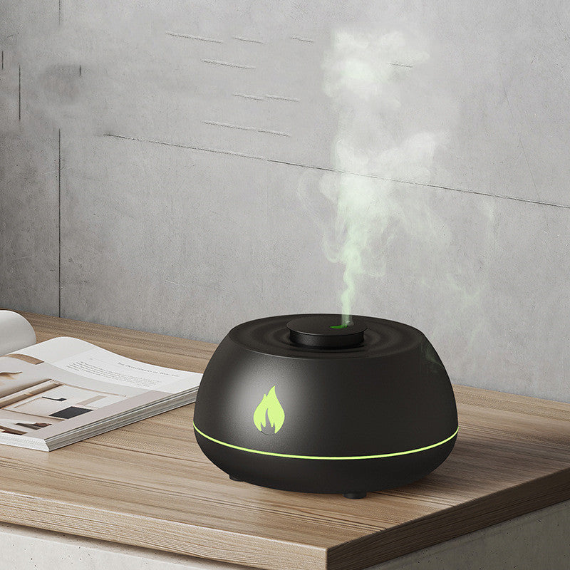 Flame Aromatherapy Diffuser 7 Colors Light