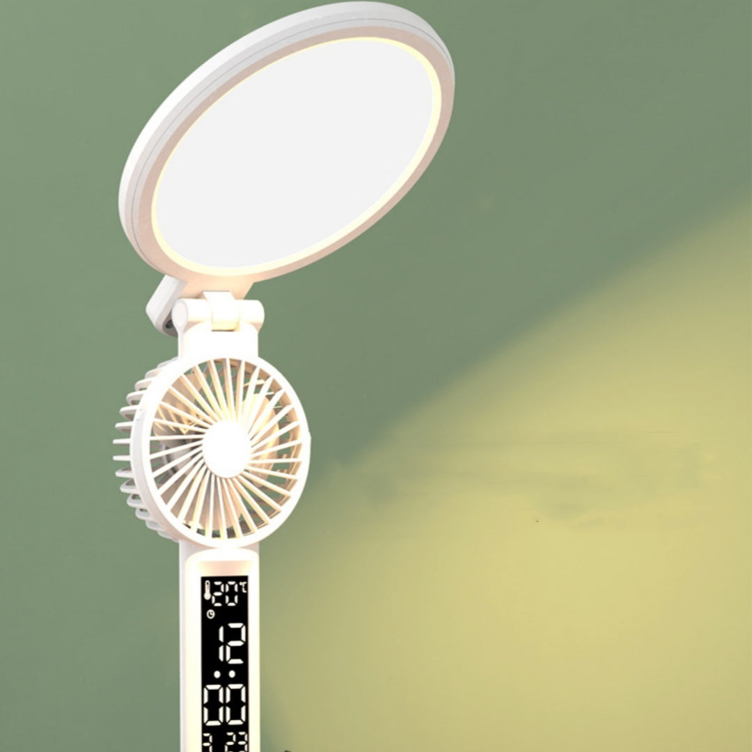 Clock Table Lamp USB Chargeable