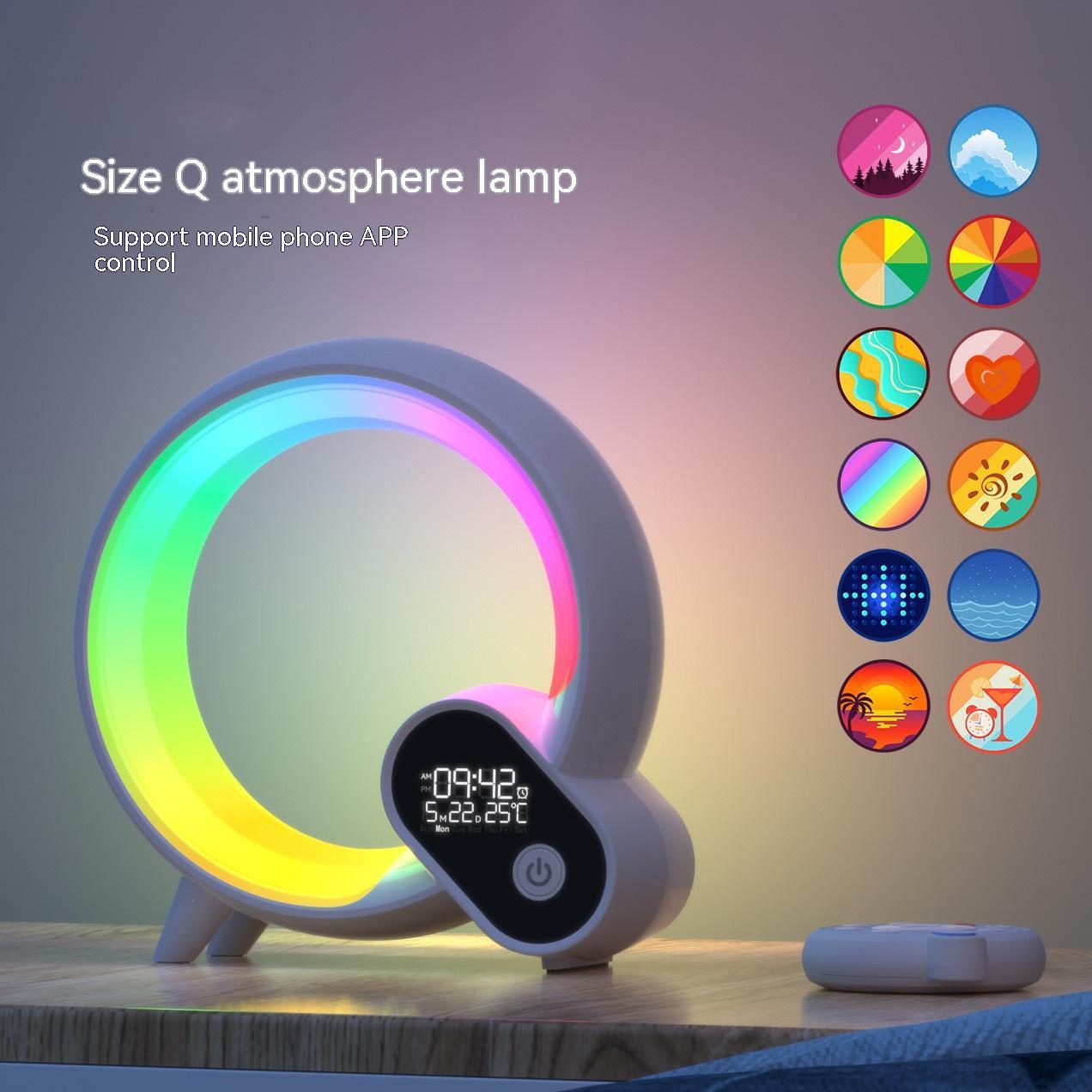 Analog Sunrise Digital Display Alarm Clock