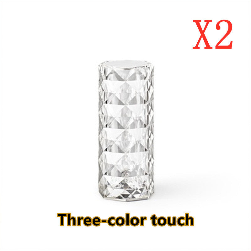 Nordic Crystal Lamp USB Table Lamp