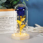 Flowers LED Light In Glass